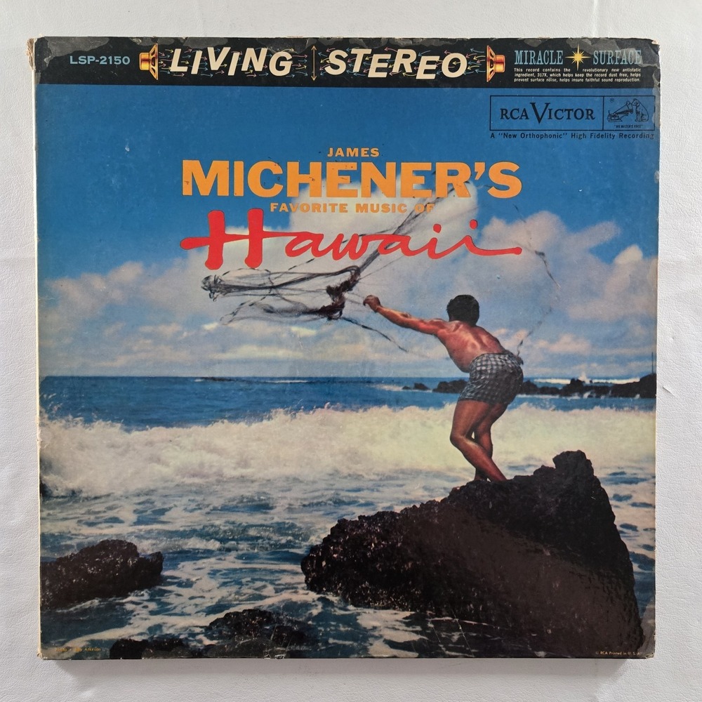 James Michener's Favorite Music of Hawaii Record LSP2150 Gatefold VG Tested
